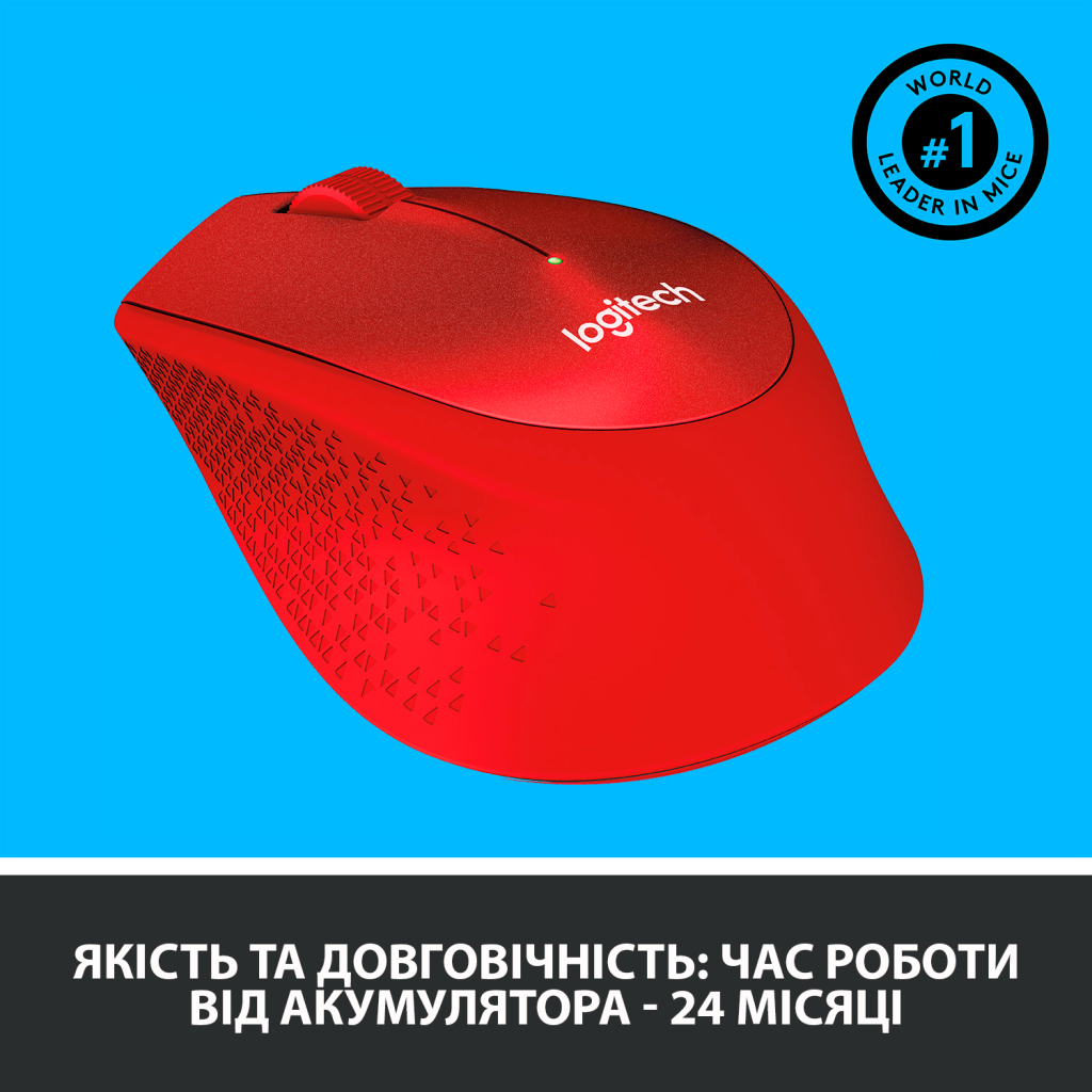 Мишка Logitech M330 Silent plus Red (910-004911) - зображення 5