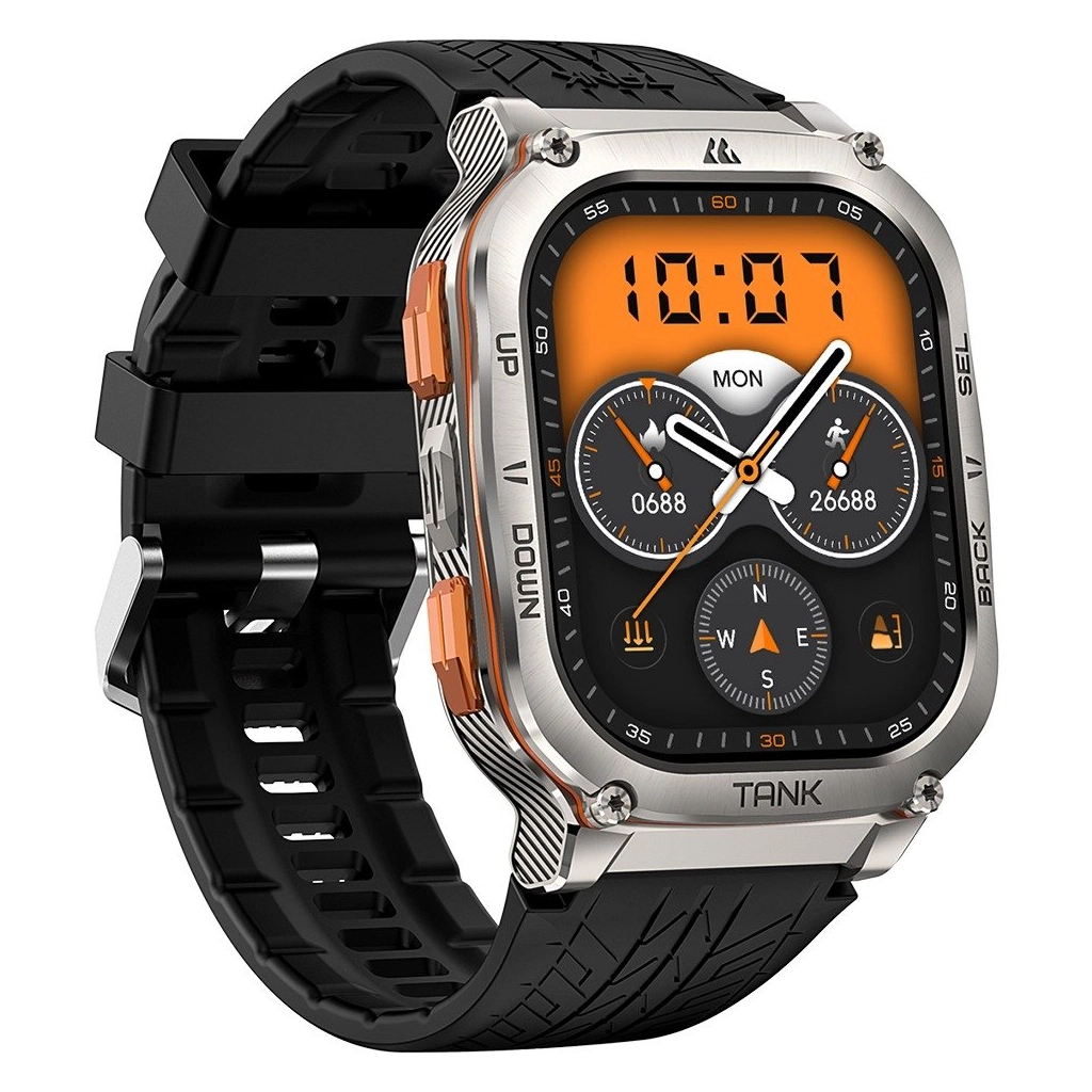 Смарт-годинник KOSPET Tank M3 ULTRA SILVER (6974958250715) - зображення 3