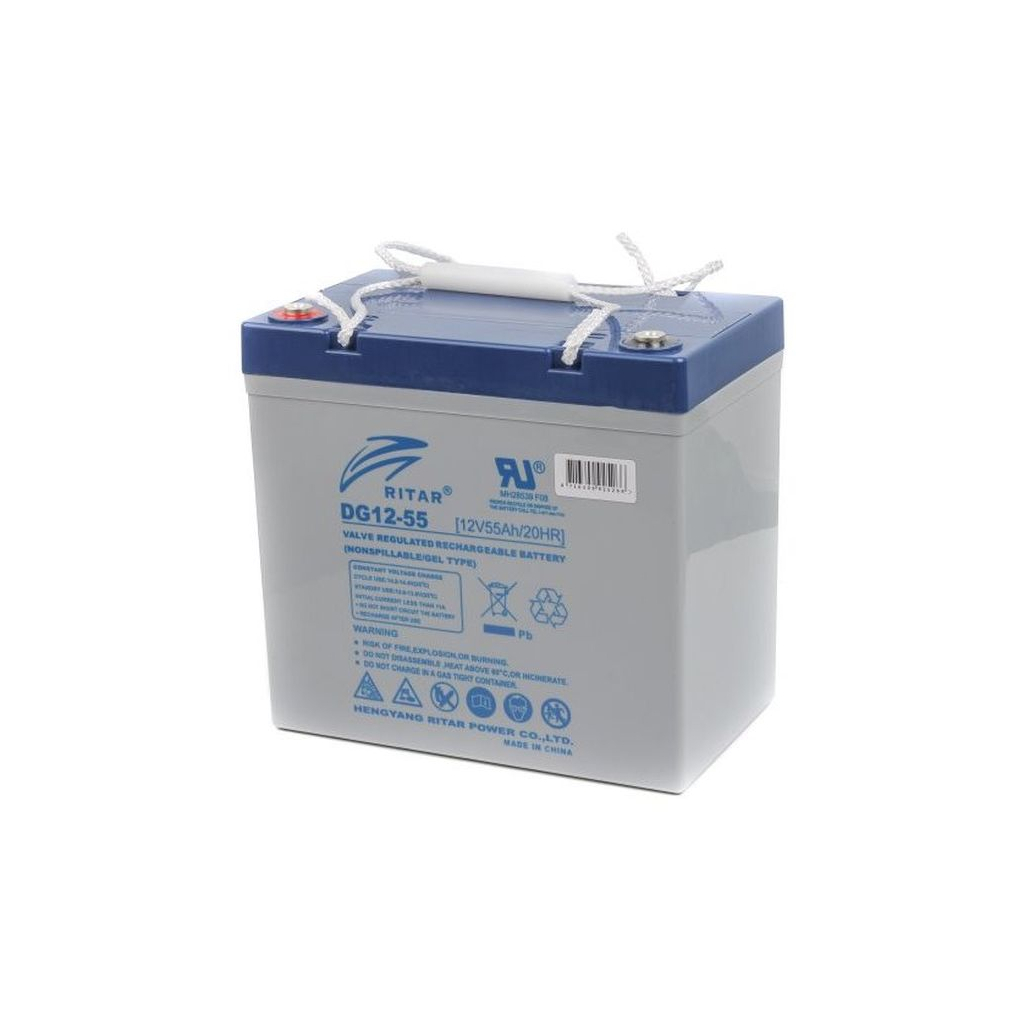 Батарея до ДБЖ Ritar GEL DG12-55 12V-55Ah (DG12-55) - зображення 1