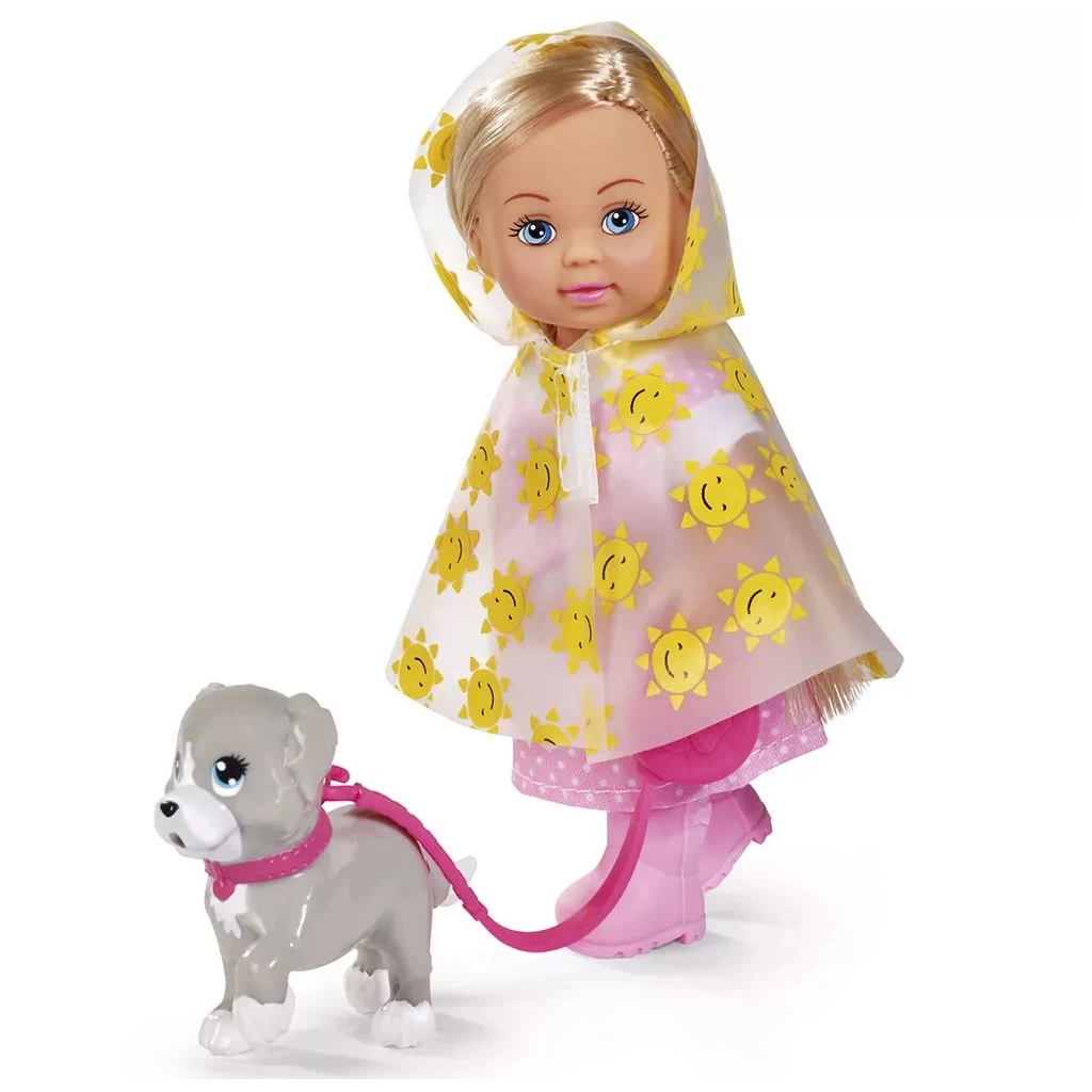 Лялька Simba Еві Прогулянка під дощем з песиком, аксесуарами (5733592) - зображення 1