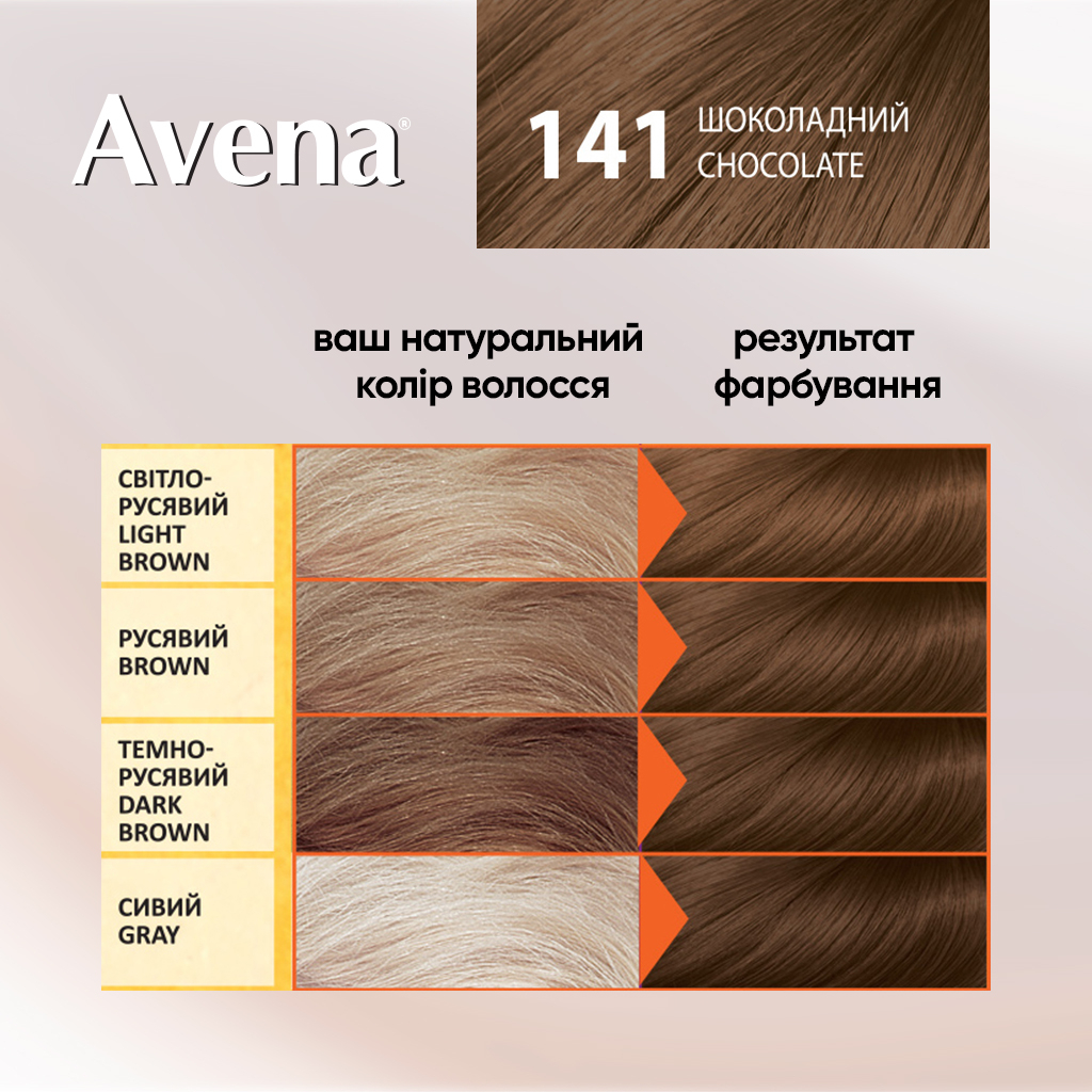 Фарба для волосся Acme Color Avena Shine Color Стійка 141 - Шоколадний (4823115502551) - изображение 5