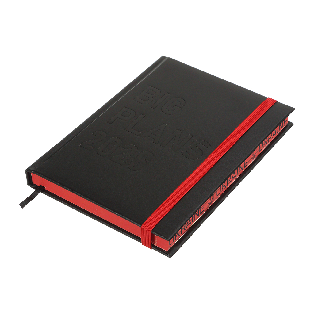 Тижневик Buromax датований 2026 PLANS, А5 чорний (BM.21122-01) - зображення 3