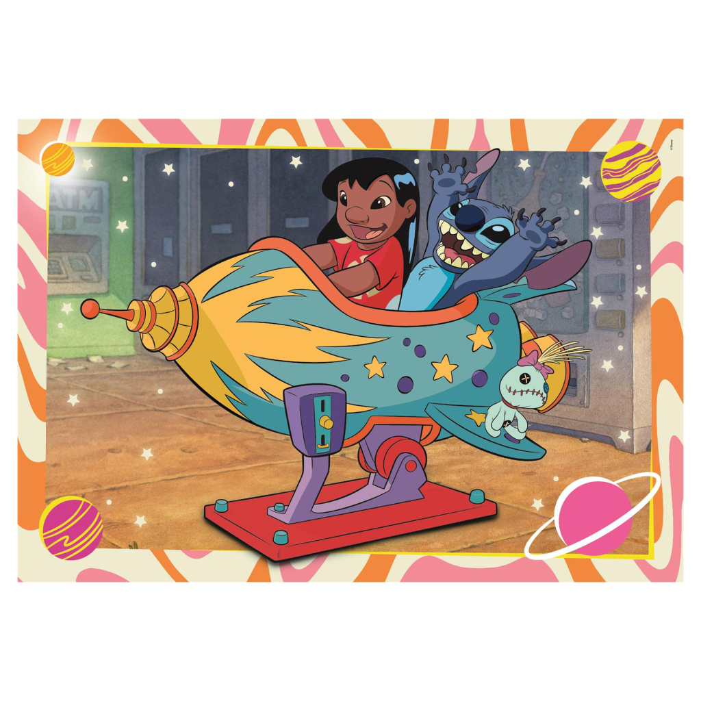 Пазл Clementoni 2 в 1 Stitch, 2 по 60 елементів (24822) - зображення 2