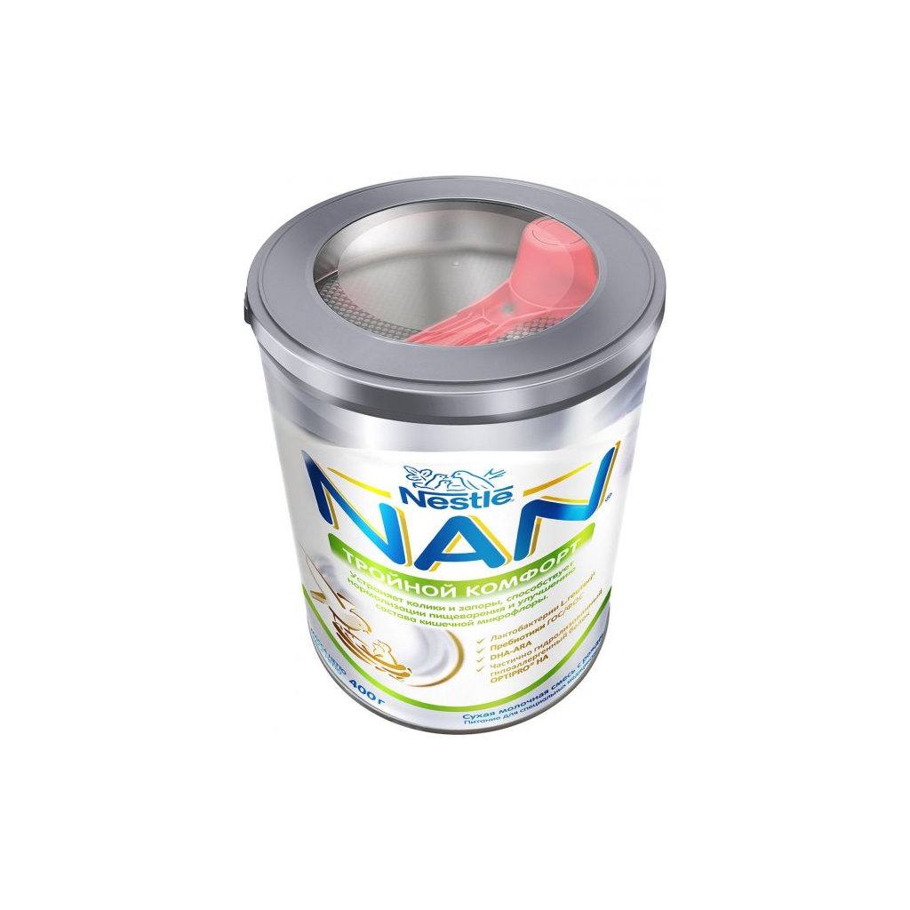 Дитяча суміш Nestle NAN Потрійний комфорт з народження, 400 г (7613035351462) - изображение 2