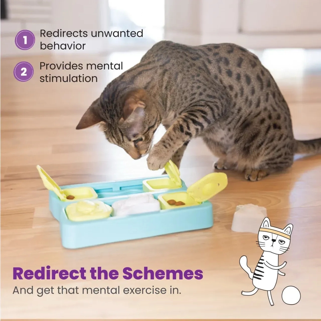 Іграшка для котів Nina Ottosson Пазли блакитні (0700603714563) - зображення 3