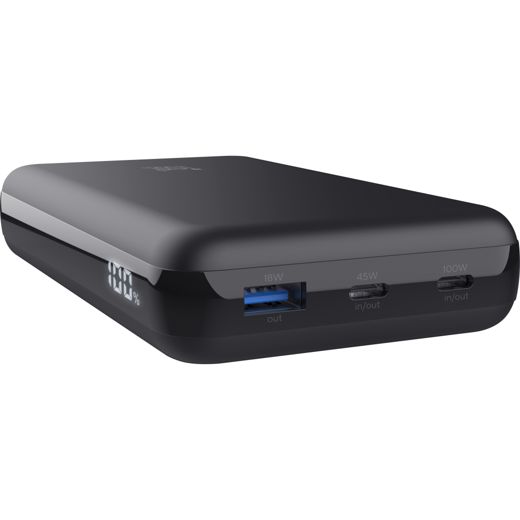 Батарея універсальна Trust 20000mAh Laro 100W PD/3.0 QC/3.0 (25240_TRUST) - зображення 1