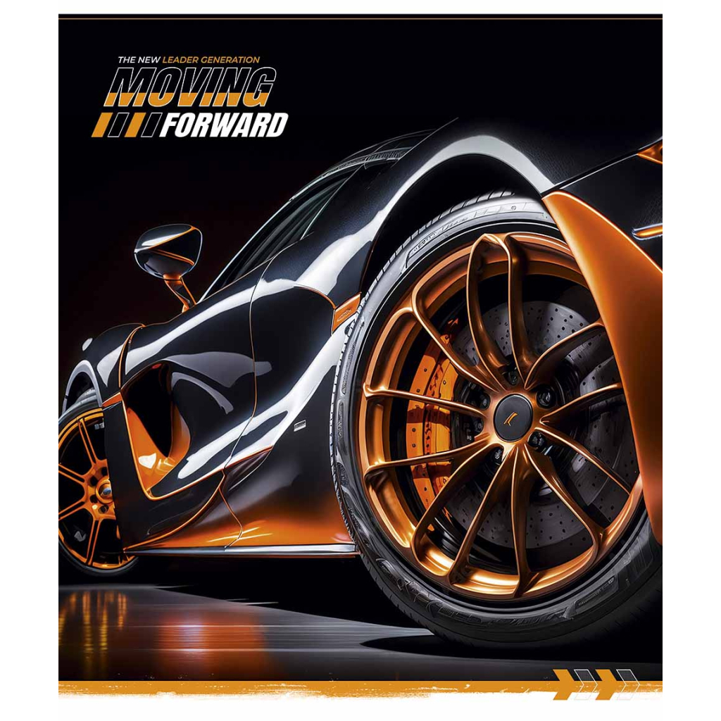 Зошит Школярик Moving forward 96 аркушів лінія (096-3370L) - зображення 4
