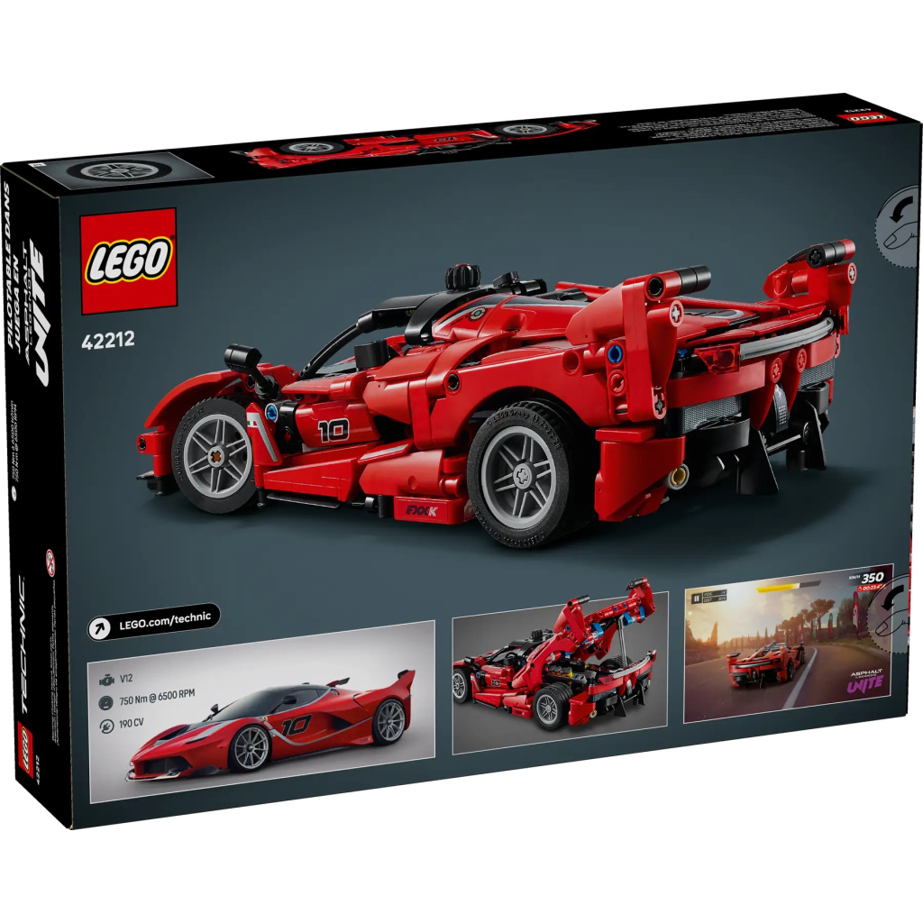 Конструктор LEGO Technic Ferrari FXX K (42212) - зображення 8