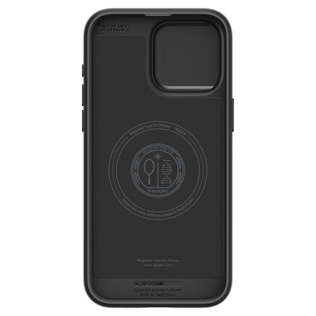 Чохол до мобільного телефона Spigen Apple iPhone 15 Pro Max Optik Armor MagFit Black (ACS06599) - зображення 5