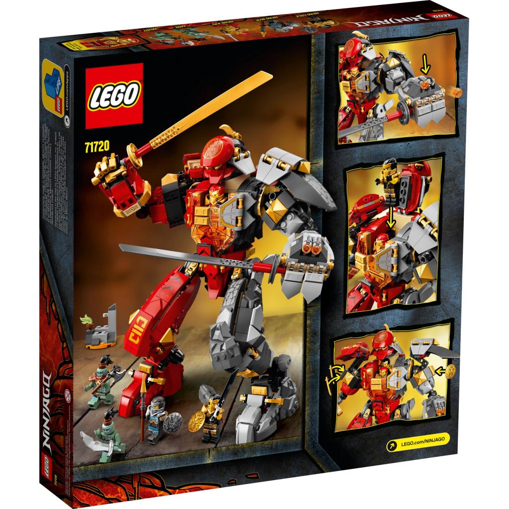 Конструктор LEGO Ninjago Кам'яний робот вогню 968 деталей (71720) - зображення 8