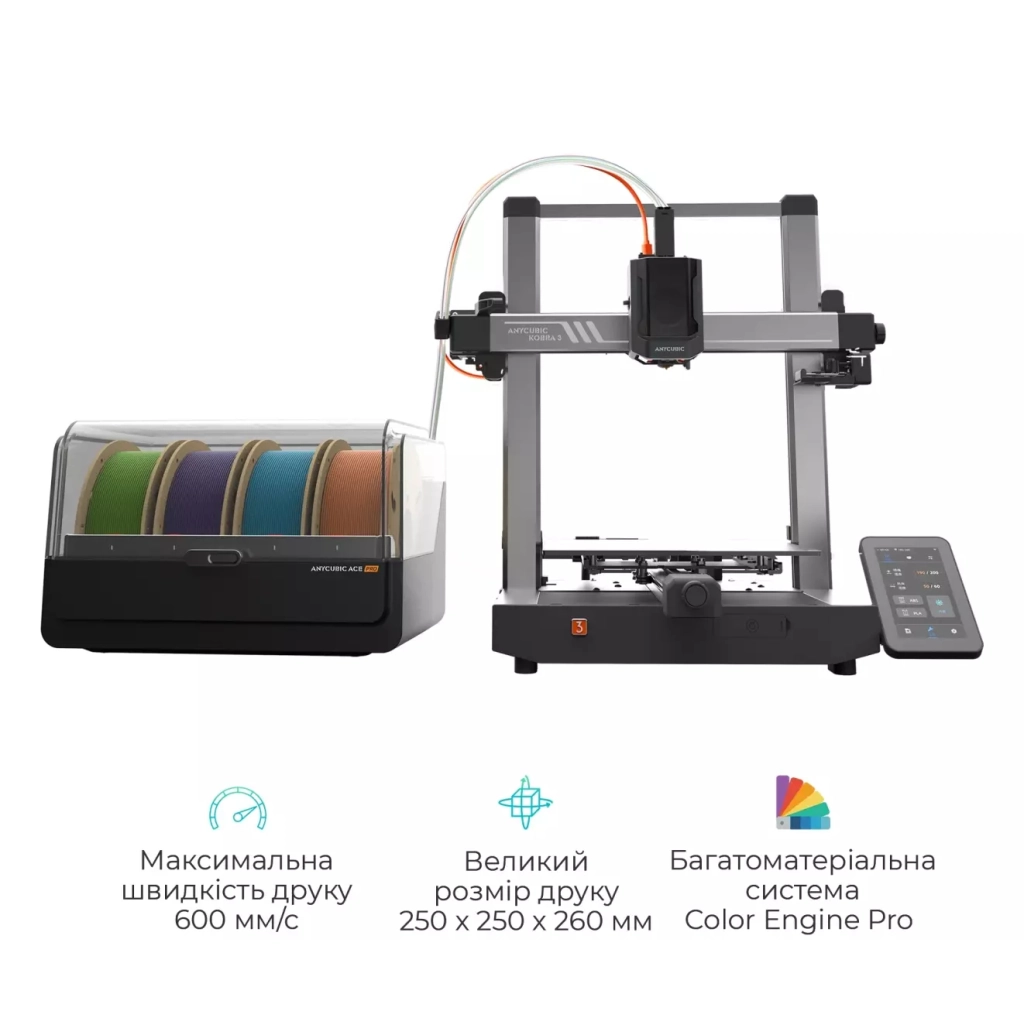 3D-принтер Anycubic Kobra 3 Combo EU (K3CBBK0A-O) - изображение 2