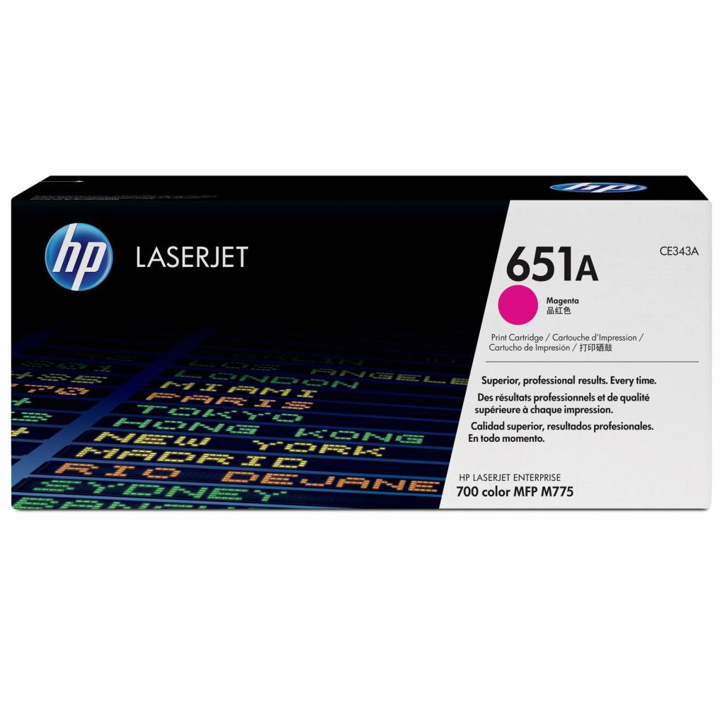 Картридж HP CLJ 651A Magenta (CE343A) - зображення 1