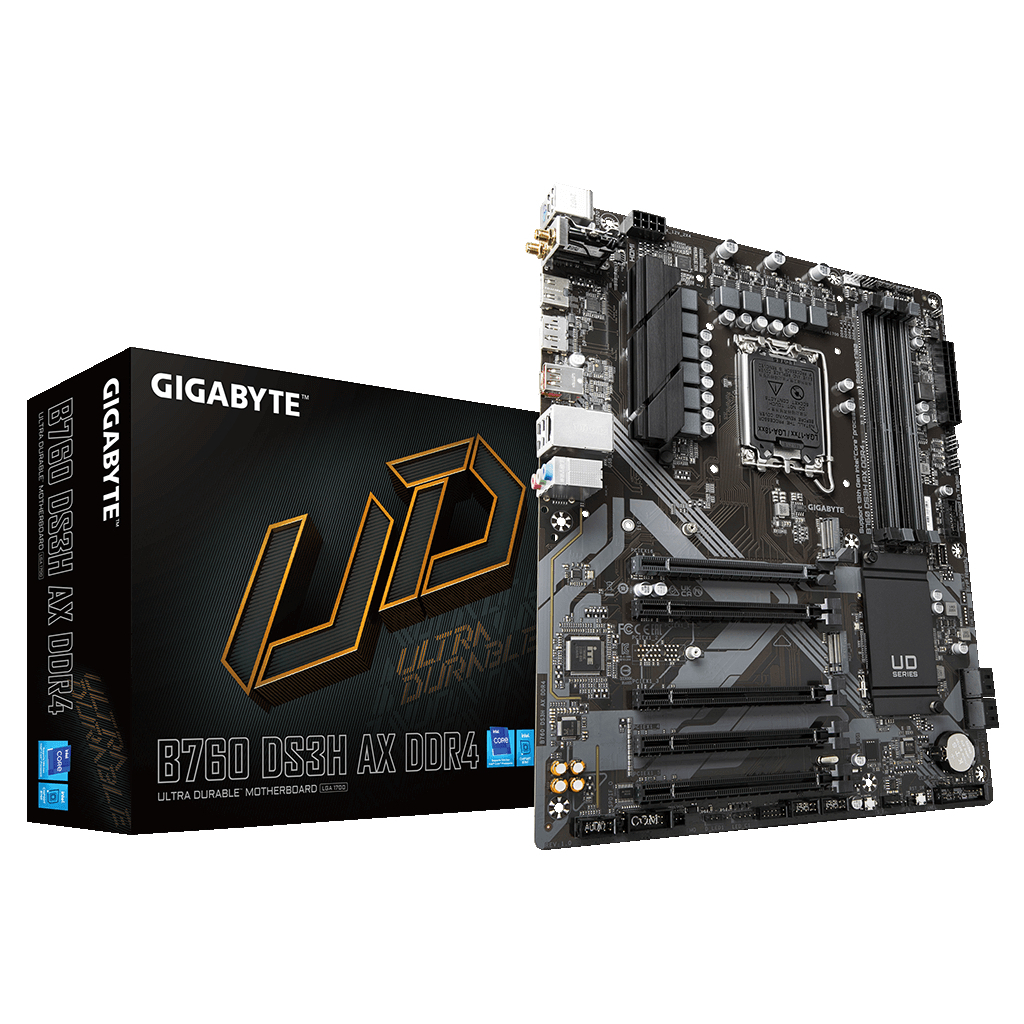 Материнська плата GIGABYTE B760 DS3H AX DDR4 - зображення 2