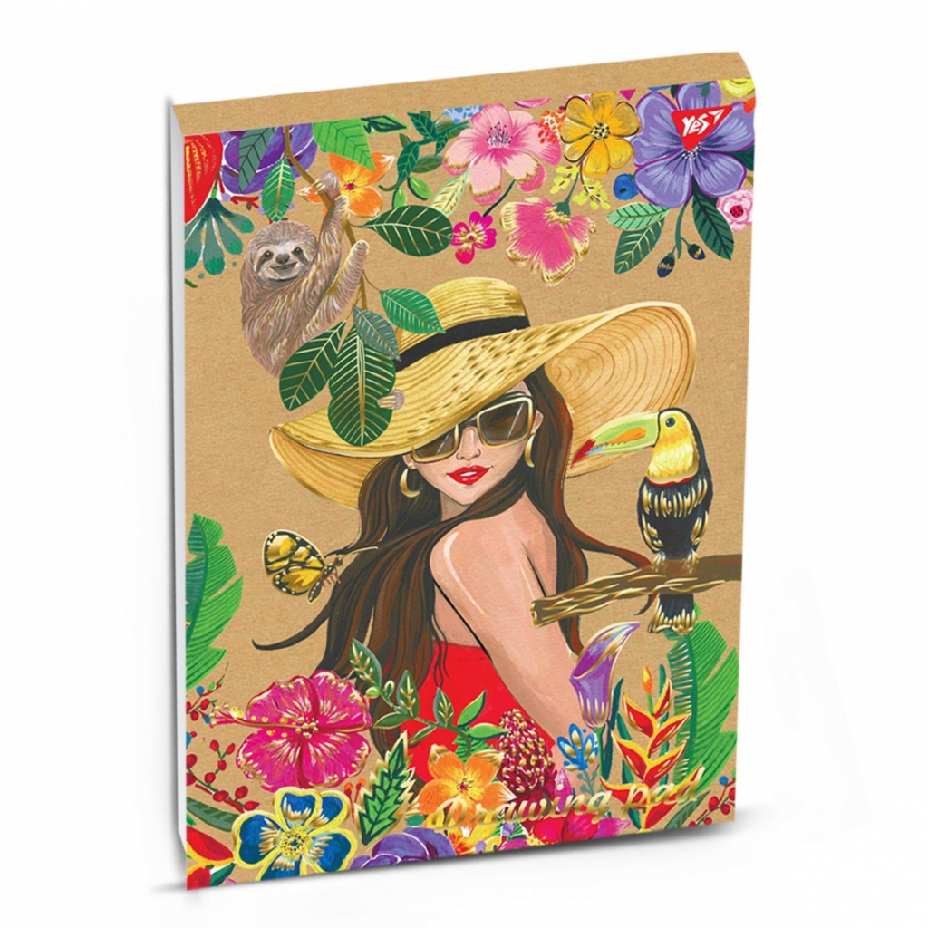 Альбом для малювання Yes А4 PRETTY GIRL склейка, 30 аркушів (130461) - зображення 1