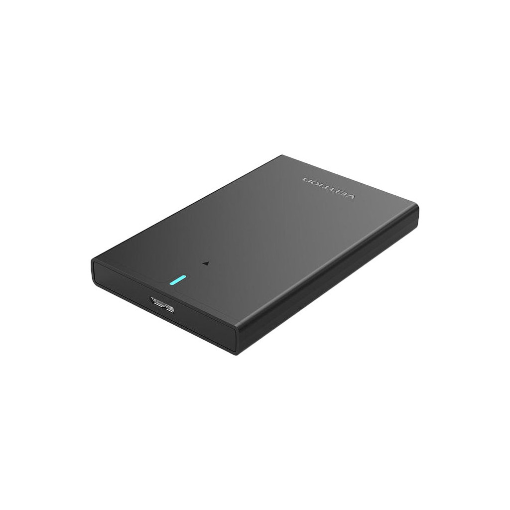 Кишеня зовнішня Vention 2.5" HDD/SSD USB 3.0 Micro-B Black (KPAB0) - зображення 1