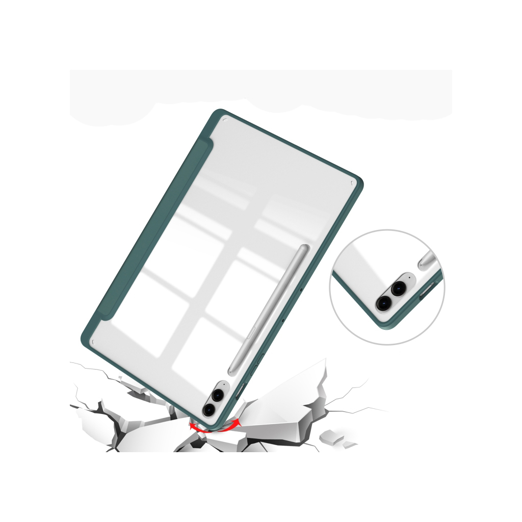 Чохол до планшета BeCover Soft Edge Samsung Galaxy Tab S10 Plus (SM-X820/SM-X826) 12.4" Dark Green (712254) - зображення 2