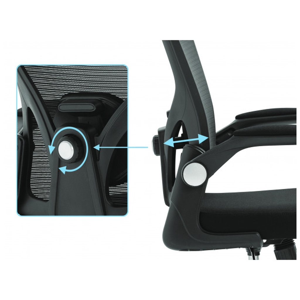 Крісло ігрове Sandberg ErgoFusion Gaming Chair Basic Black (640-97) - зображення 9