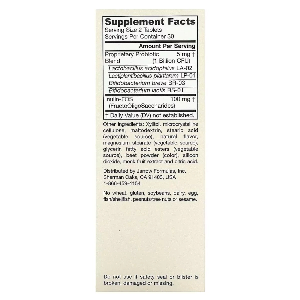 Пробіотики Jarrow Formulas для дітей, 1 млрд КУО, смак малини, Jarro-Dophilus Kid (JRW-03069) - зображення 2