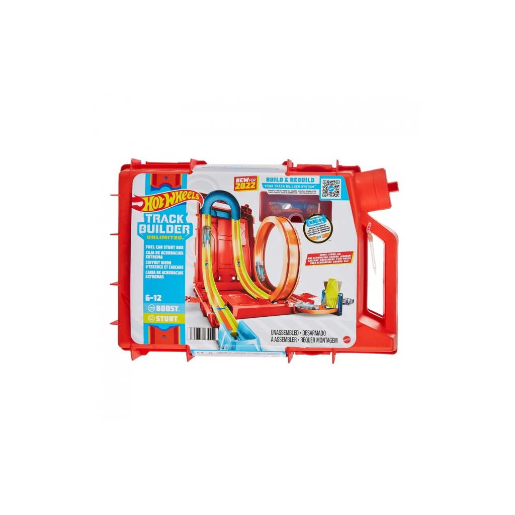 Автотрек Hot Wheels Турботрюки серії Track Builder Unlimited (HDX78) - изображение 5