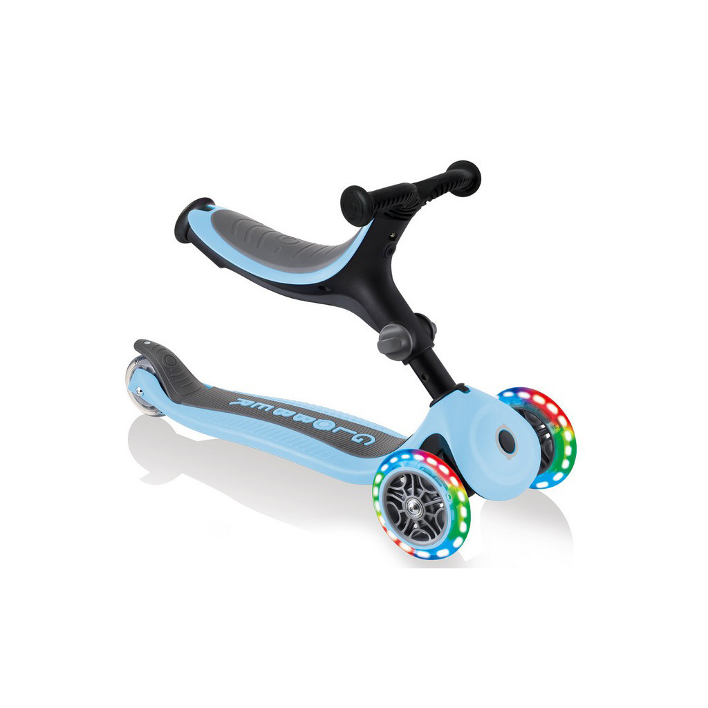 Самокат Globber Go Up Foldable Plus Lights пастельно-синій (743-200) - зображення 9