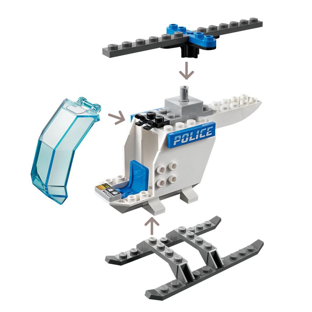Конструктор LEGO City Police Поліцейський вертоліт 51 деталь (60275) - зображення 5