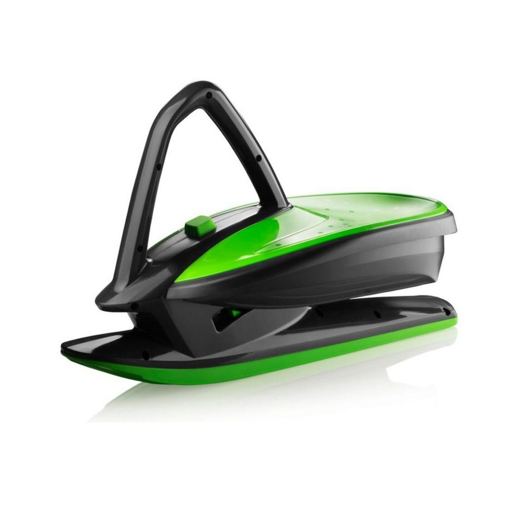 Санки Plastkon Skidrifter чорні із зеленим (49096) - зображення 1