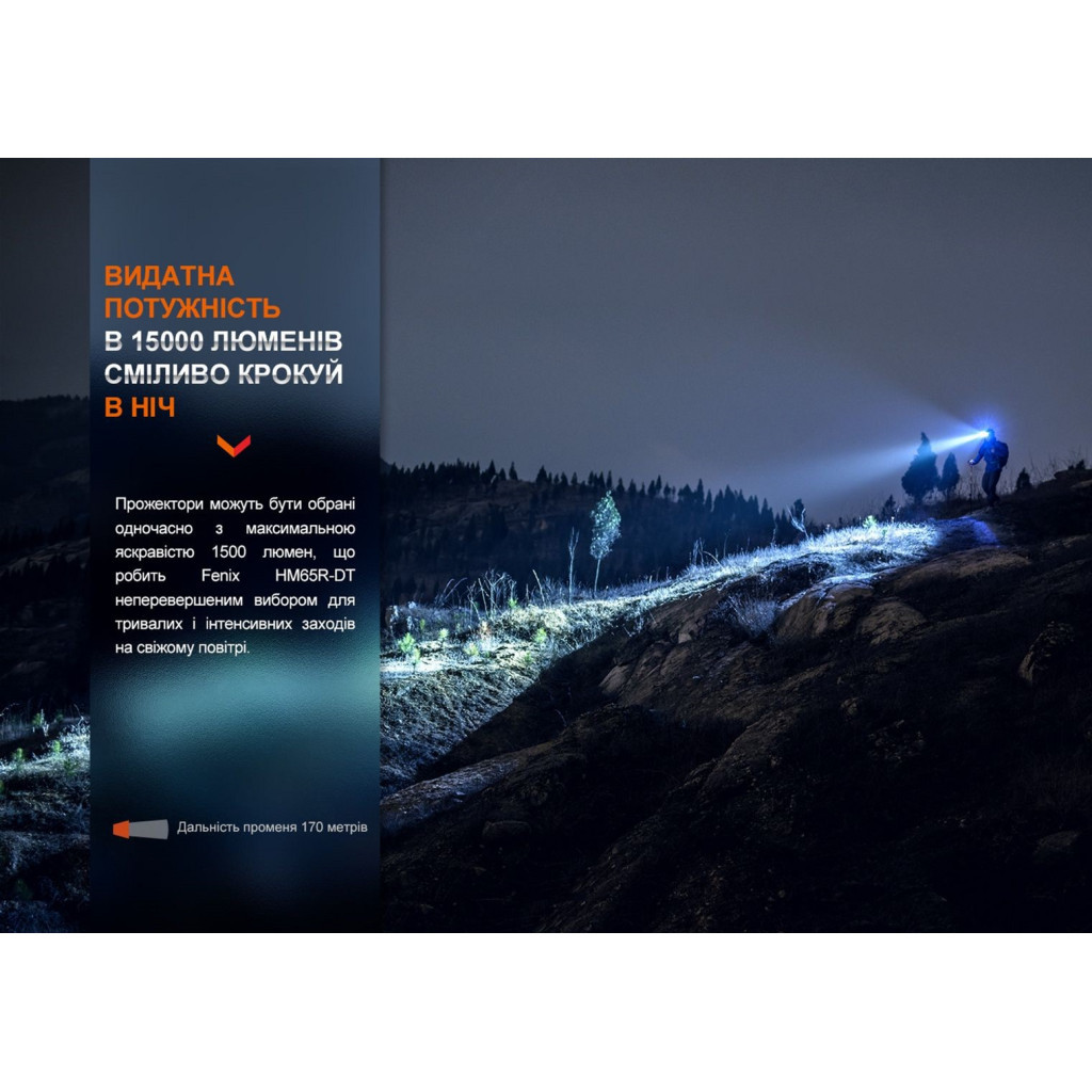 Ліхтар Fenix HM65R-DT Lilac (HM65RDTNEB) - зображення 6