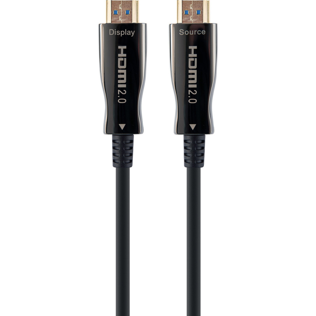Кабель мультимедійний HDMI M to HDMI M 15.0m V2.0 AOC 4K60Hz Cablexpert (CCBP-HDMI-AOC-15M) - зображення 1