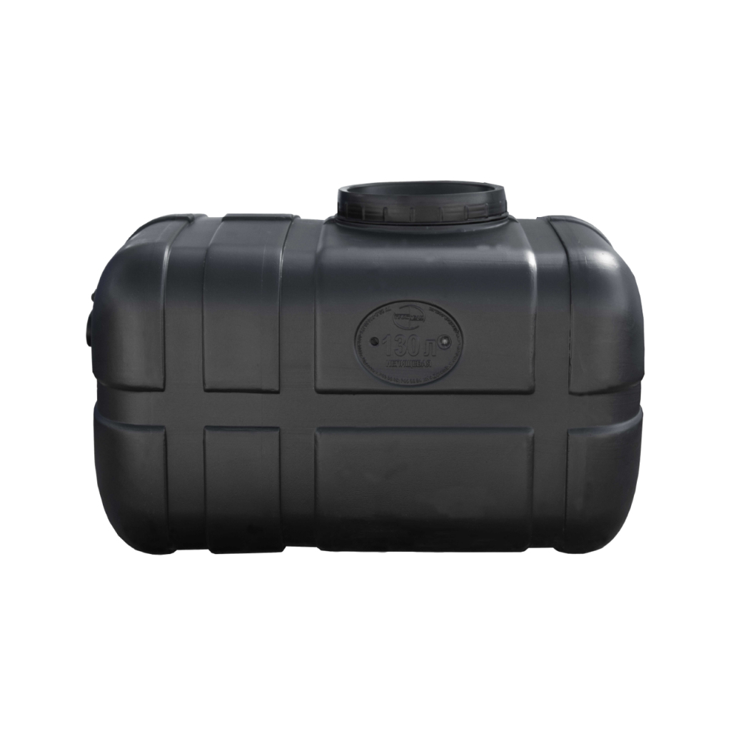 Ємність для води Пласт Бак квадратна не харчова 130 л прямокутна чорна видувна (5705) - зображення 2