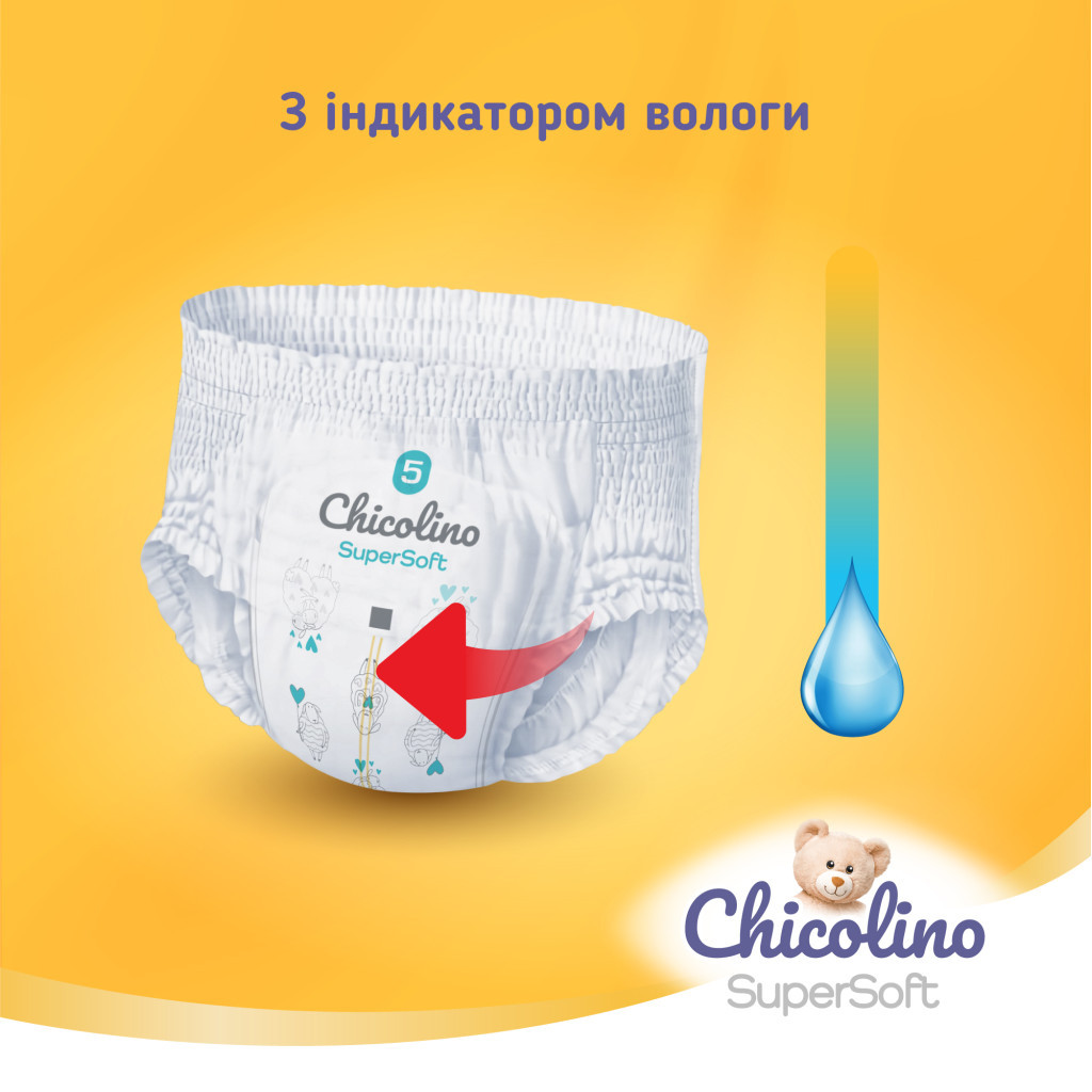 Підгузки Chicolino Super Soft Розмір 6 (16+ кг) 30 шт, 4 Упаковки (4823098414674) - зображення 2