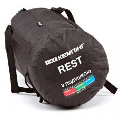 Спальний мішок Кемпінг Rest красний (4823082700387) - зображення 7