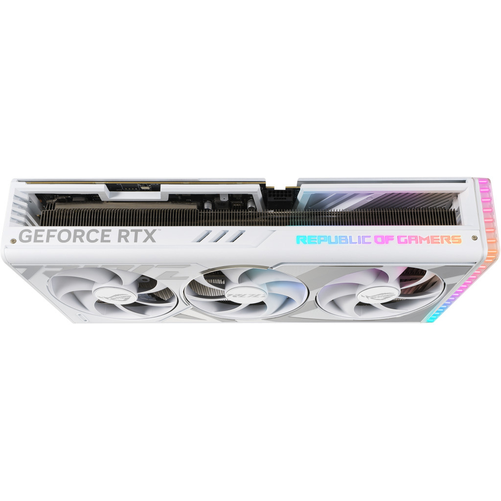 Відеокарта ASUS GeForce RTX4090 24GB ROG STRIX WHITE OC (ROG-STRIX-RTX4090-O24G-WHITE) - зображення 5