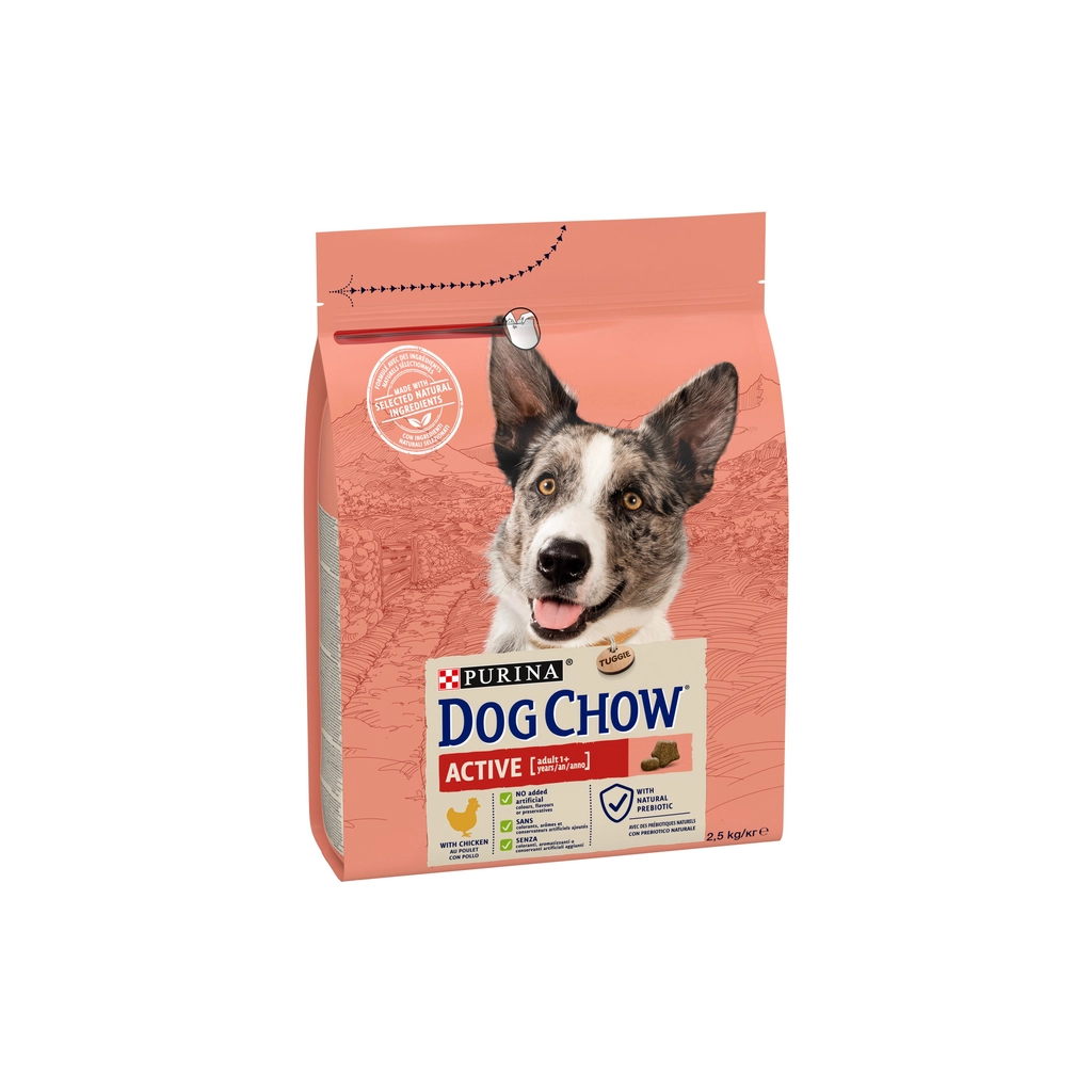 Сухий корм для собак Purina Dog Chow Active Adult зі смаком курки 2.5 кг (7613034487858) - зображення 3