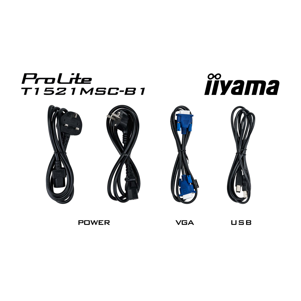 Монітор iiyama T1521MSC-B2 - зображення 12
