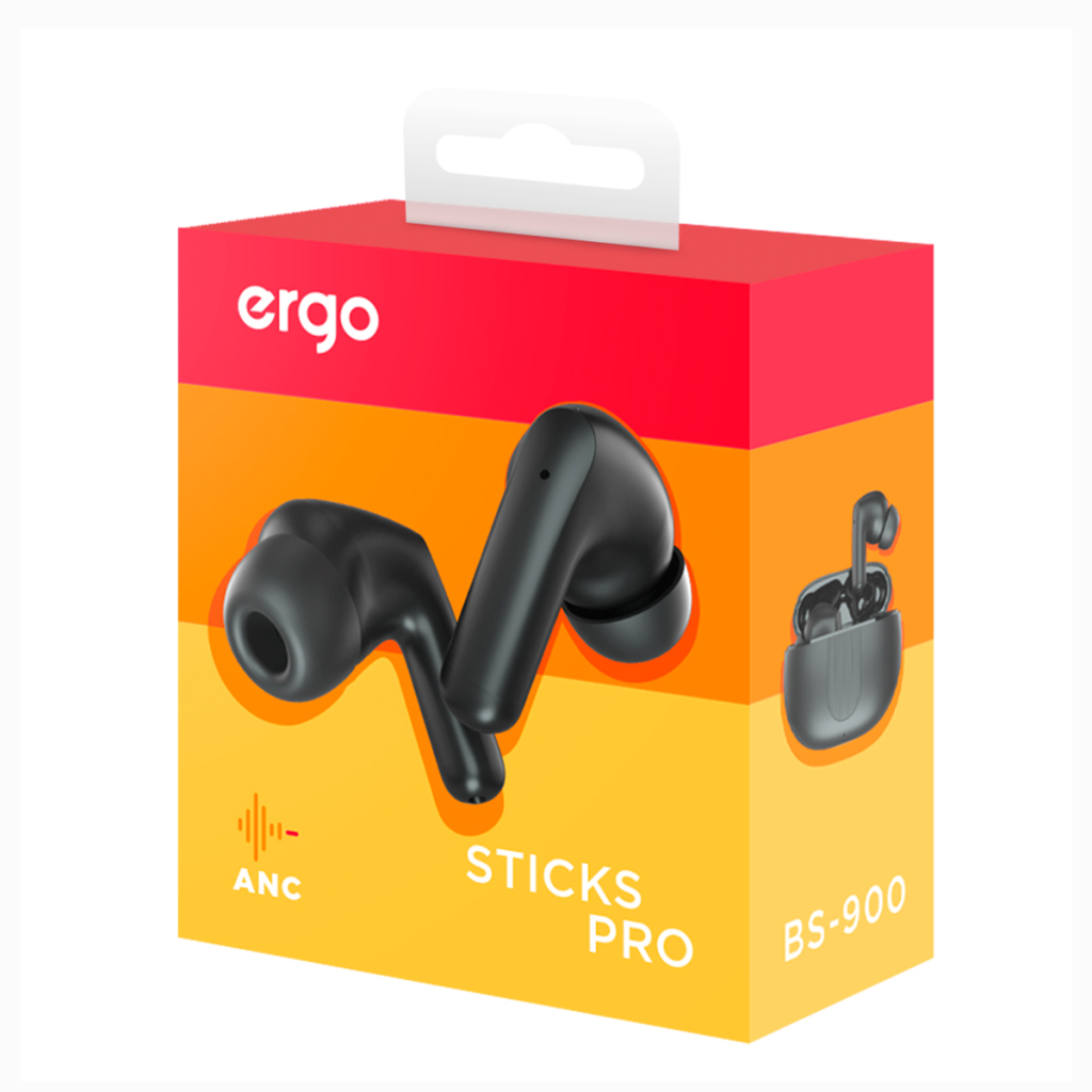 Навушники Ergo BS-900 Sticks Pro Black (BS-900K) - зображення 6