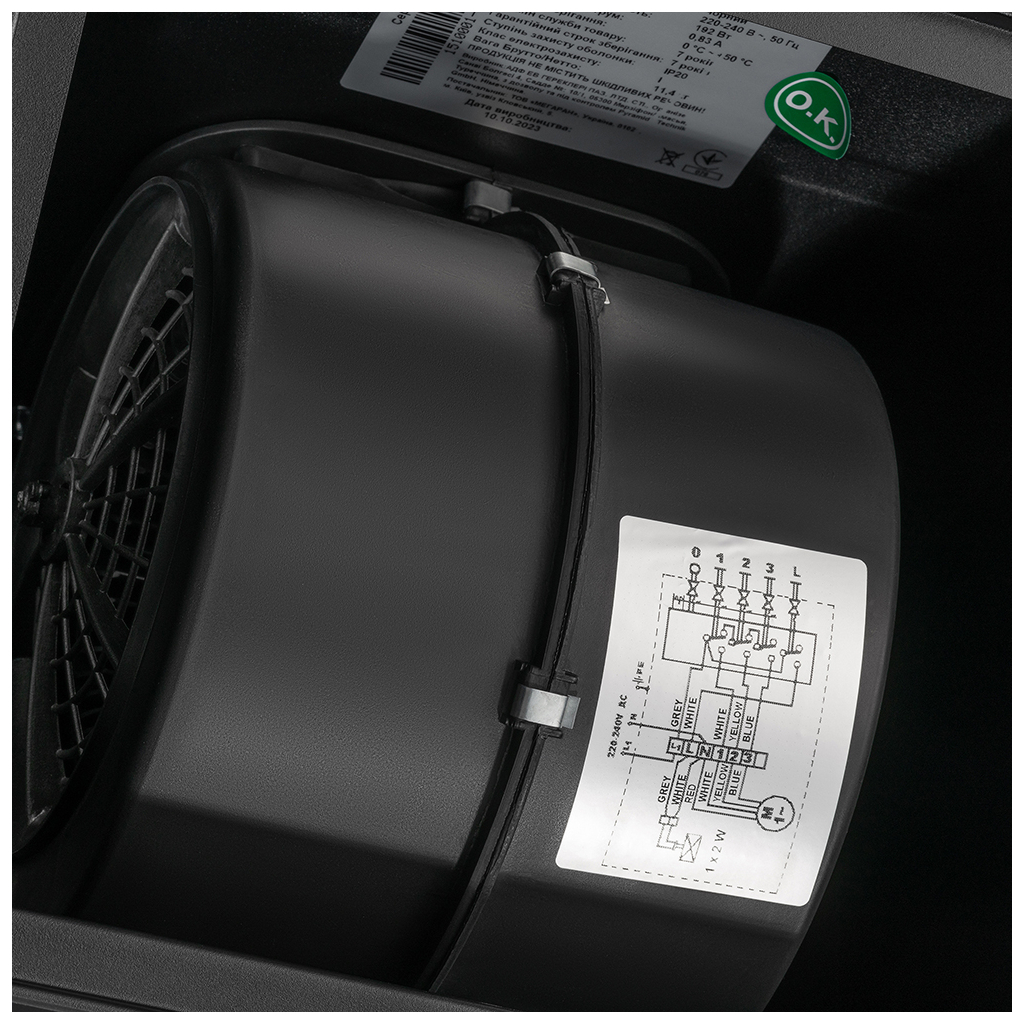 Витяжка кухонна Pyramida CSW 11 60 BL - зображення 6