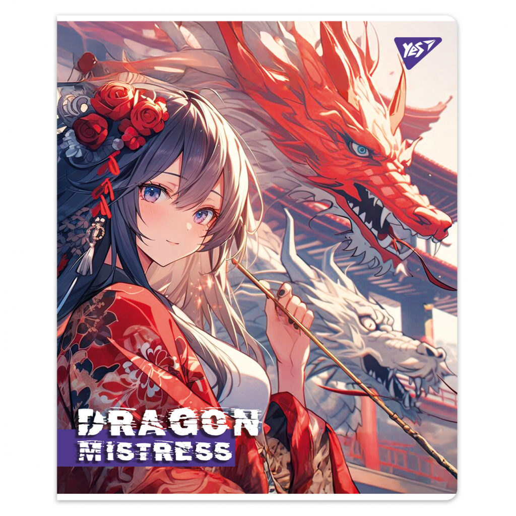 Зошит Yes Dragon mistress А5 18 аркушів клітинка (767516) - зображення 6