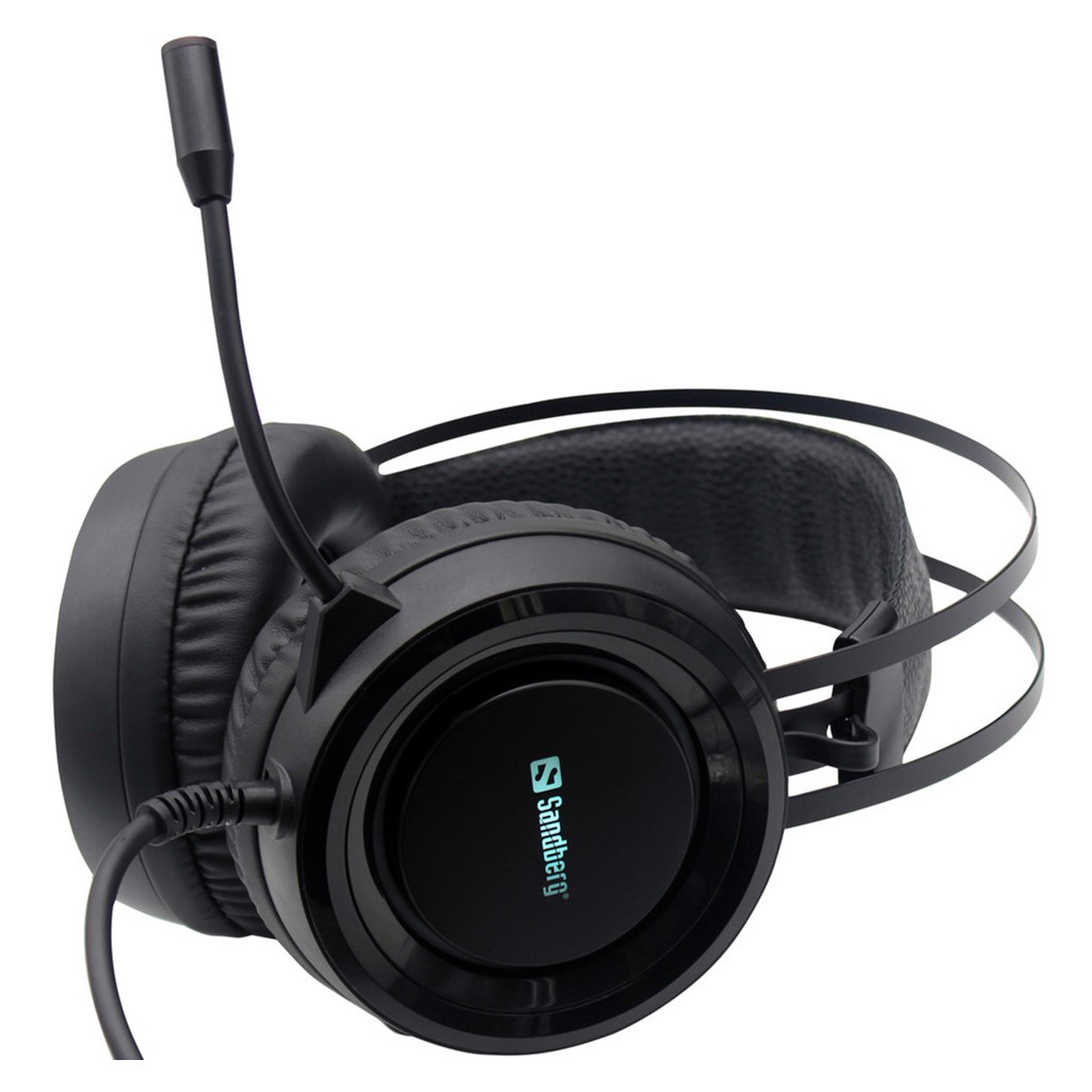 Навушники Sandberg Dominator Headset RGB Black (126-22) - зображення 2