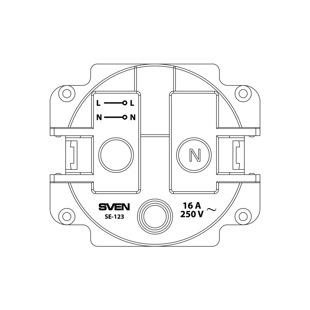 Розетка Sven SE-123 ivory (7100090) - зображення 5