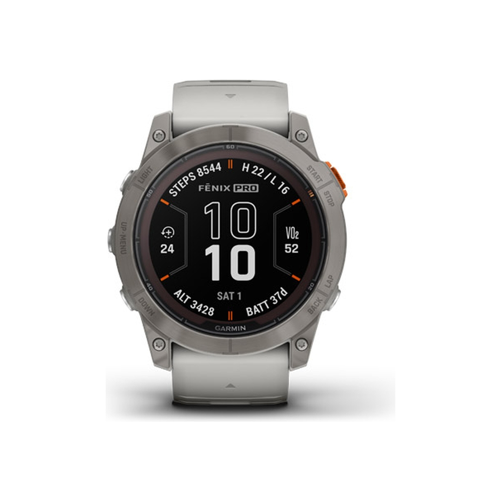 Смарт-годинник Garmin fenix 7X Pro Sapph Sol, Ti w/Gray/Orange Band, GPS (010-02778-15) - зображення 2