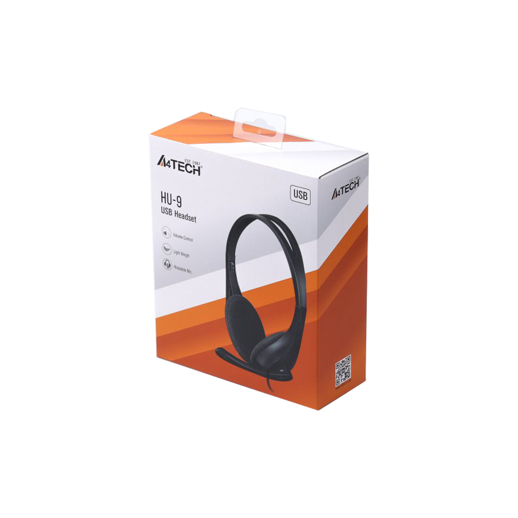 Навушники A4Tech HU-9 Black - зображення 4