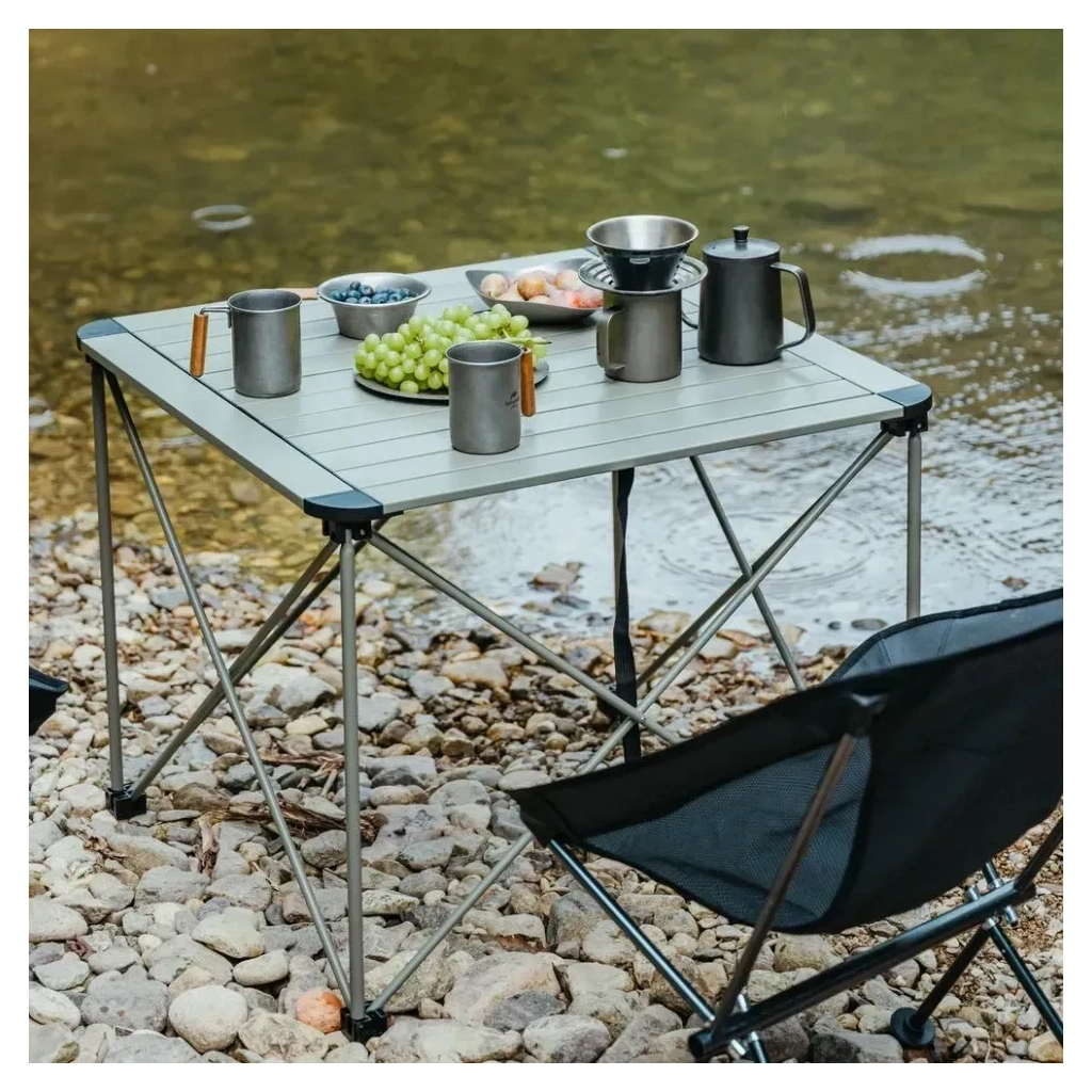 Туристичний стіл Naturehike CNK2450JJ013, L, алюміній, сірий (6976507663243) - зображення 6