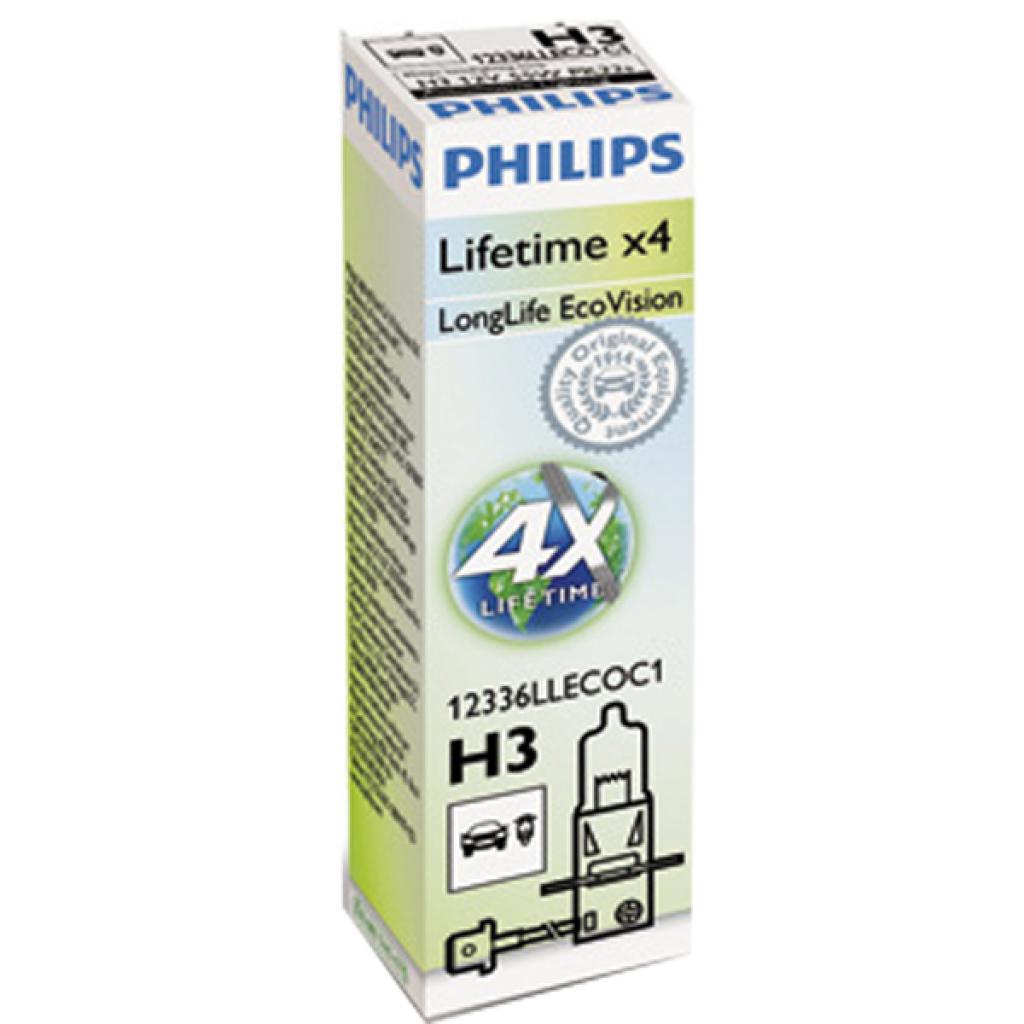Автолампа Philips галогенова 55W (12336 LLECO C1) - зображення 2