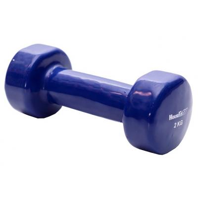 Гантель HouseFit з вініловим покриттям 2 кг (D086/DD6948-2) - зображення 1