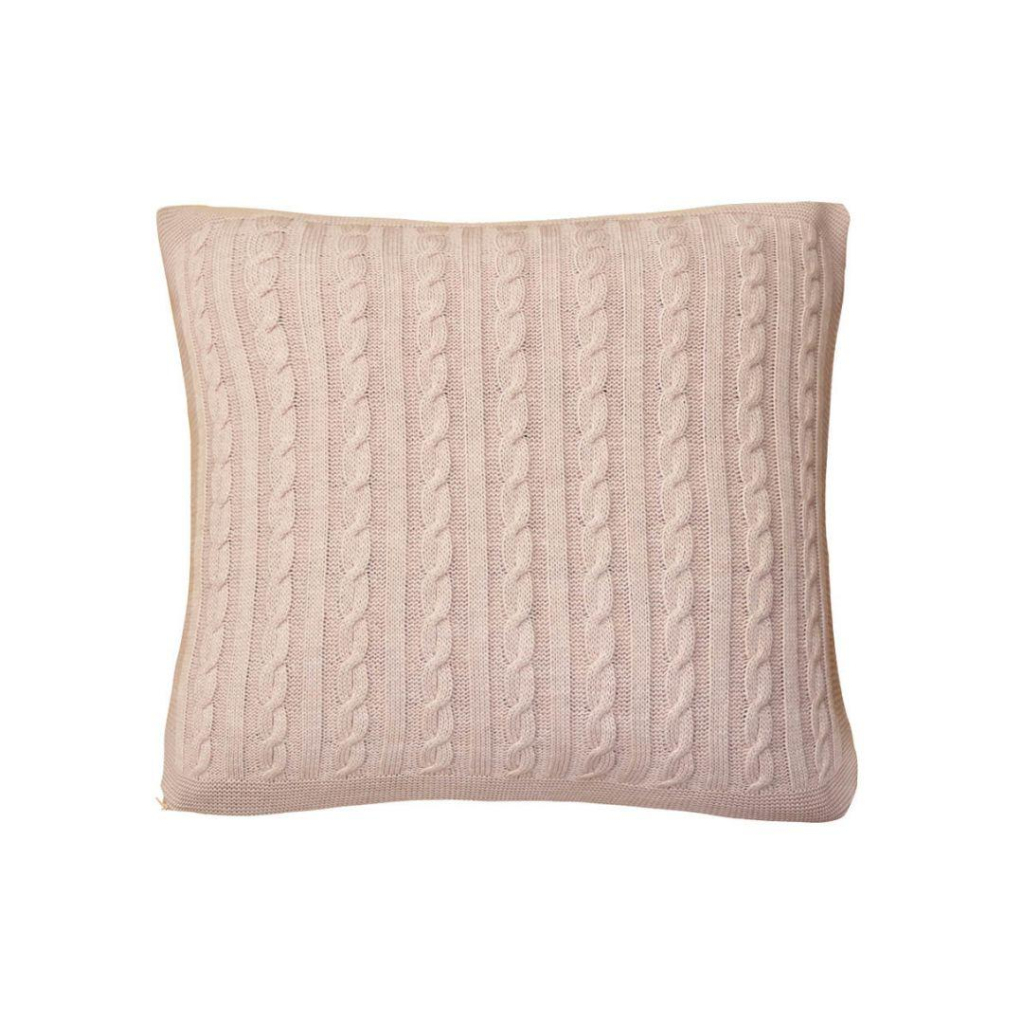 Наволочка Прованс декоративна в'язана SOFT Пудра 45х45 (011701) - зображення 1