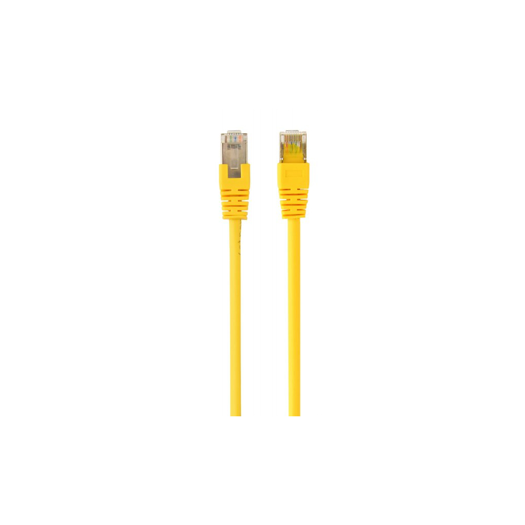 Патч-корд Cablexpert 1м FTP cat 6, yellow (PP6-1M/Y) - зображення 1