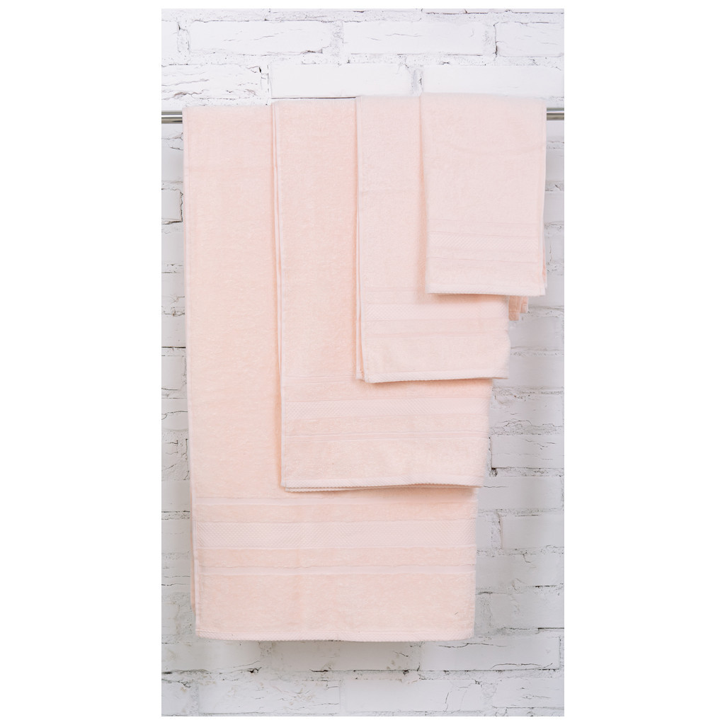 Рушник MirSon набір банний 5010 SoftNess Peach 40x70, 50x90, 70x140, 100x150 (2200003183344) - зображення 2