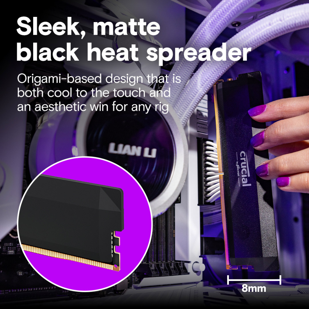 Модуль пам'яті для комп'ютера DDR5 64GB (2x32GB) 6400 MHz Micron (CP2K32G64C40U5B) - зображення 6