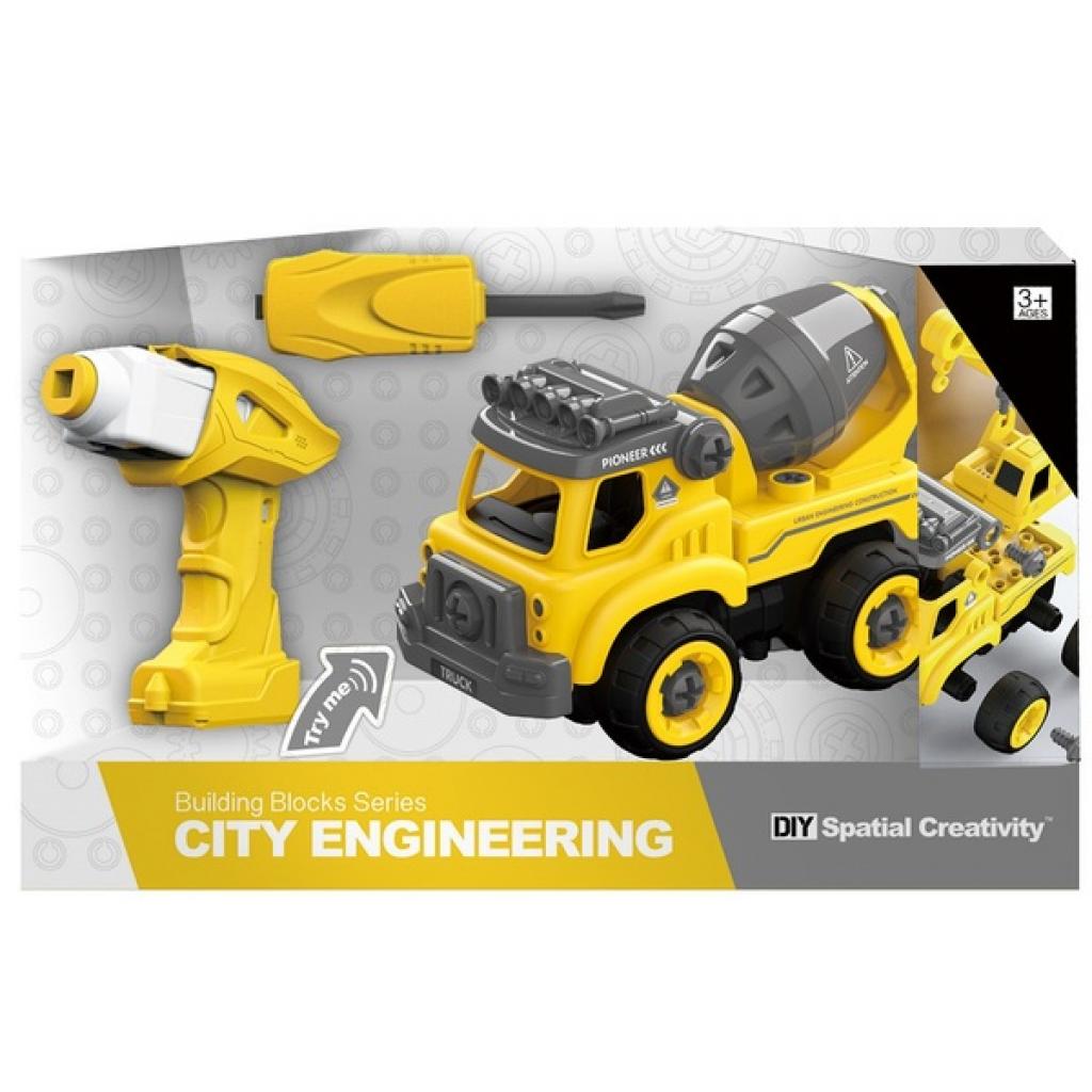 Конструктор Diy Spatial Creativity Бетономішалка з електродвигуном (CJ-1365051) - зображення 5