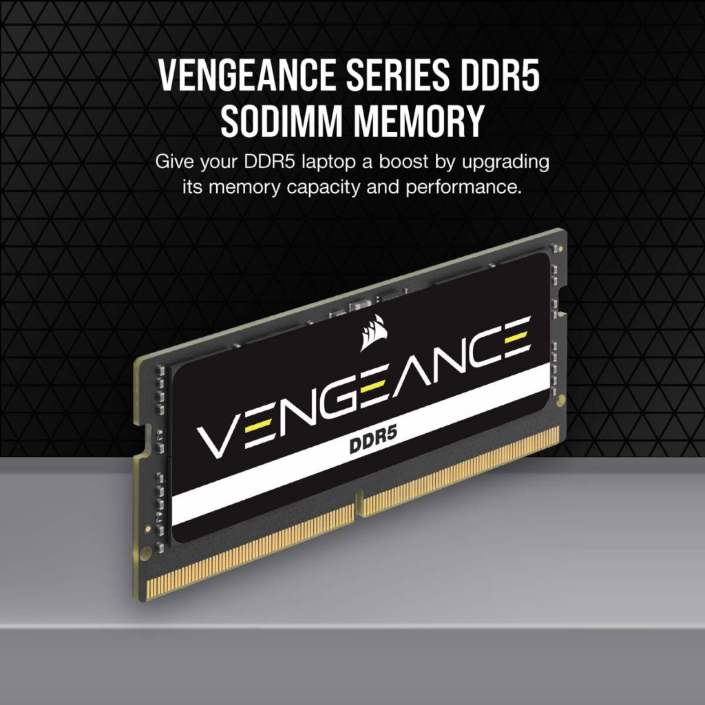 Модуль пам'яті для ноутбука SoDIMM DDR5 16GB 4800 MHz Vengeance Corsair (CMSX16GX5M1A4800C40) - изображение 5